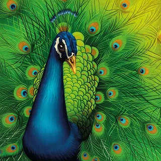 Plumas de Pavo real