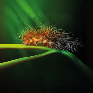 Oruga amenazante