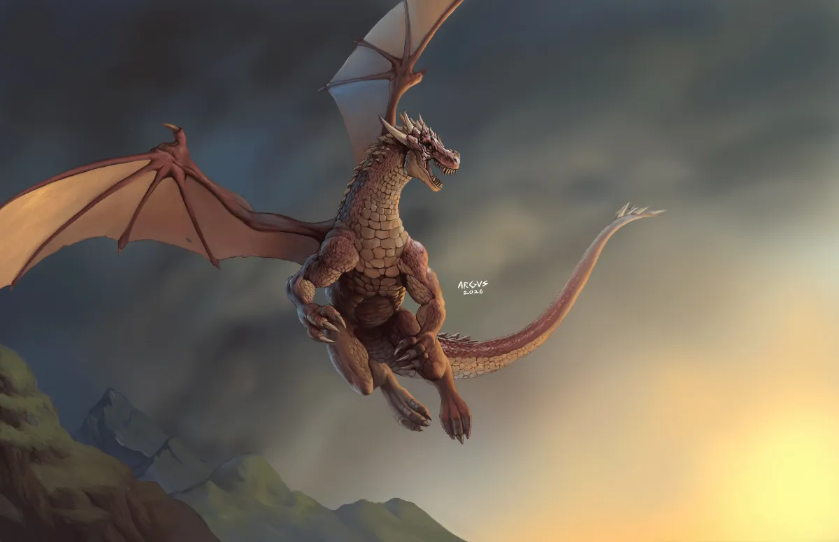 Dragón de las colinas