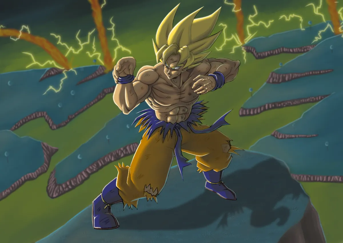 Gokú SSJ Namek